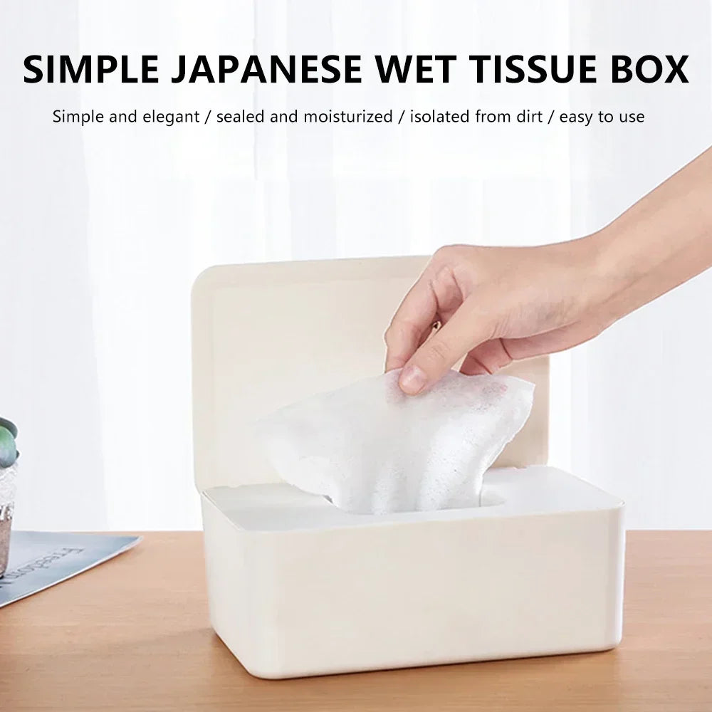ELMAS Elegant Dustproof Wet Tissue Holder for Home & Car - Al Masam Stationery LLC