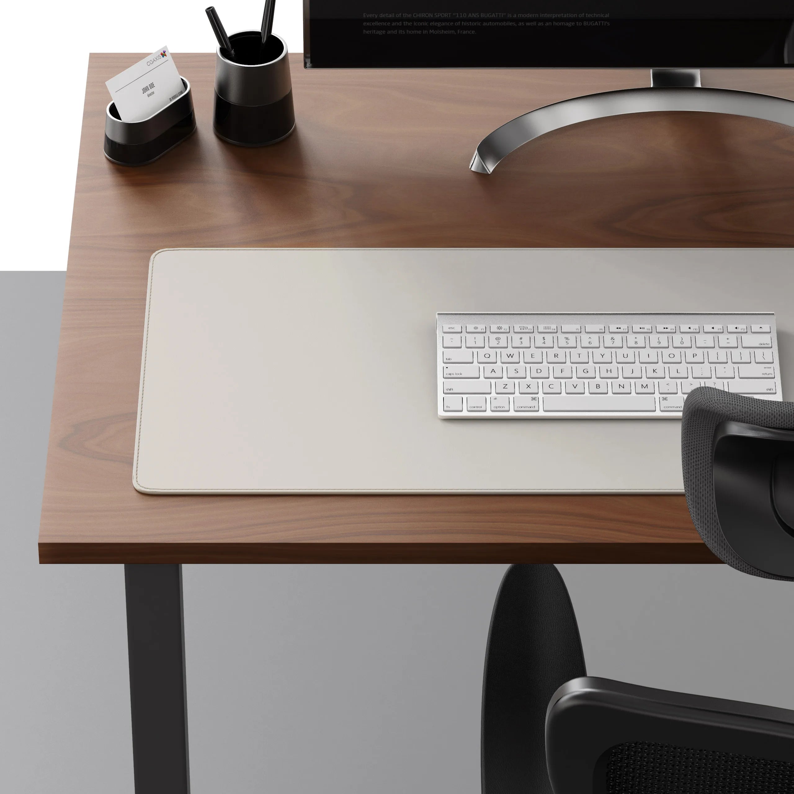 ELMAS Premium Dual-Sided Cork & Leather Mouse Pad - Al Masam Stationery LLC