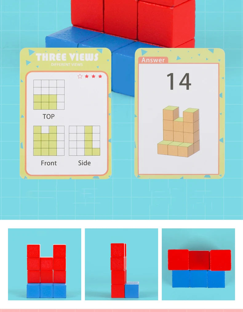 ELMAS: Montessori Block Puzzle Toy for Kids' Learning - Al Masam Stationery LLC