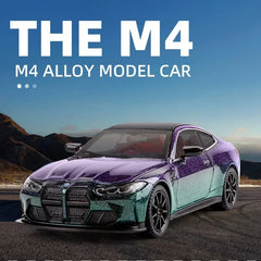 ELMAS BMW M4 Alloy 1:24 Scale Diecast Toy Car Gift - Al Masam Stationery LLC