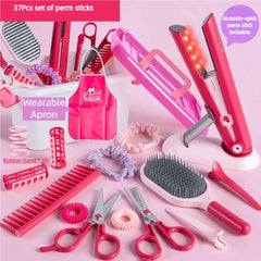 ELMAS Kids Hair Salon Play Set - Fun Hairdressing Toy for Girls - Al Masam Stationery LLC