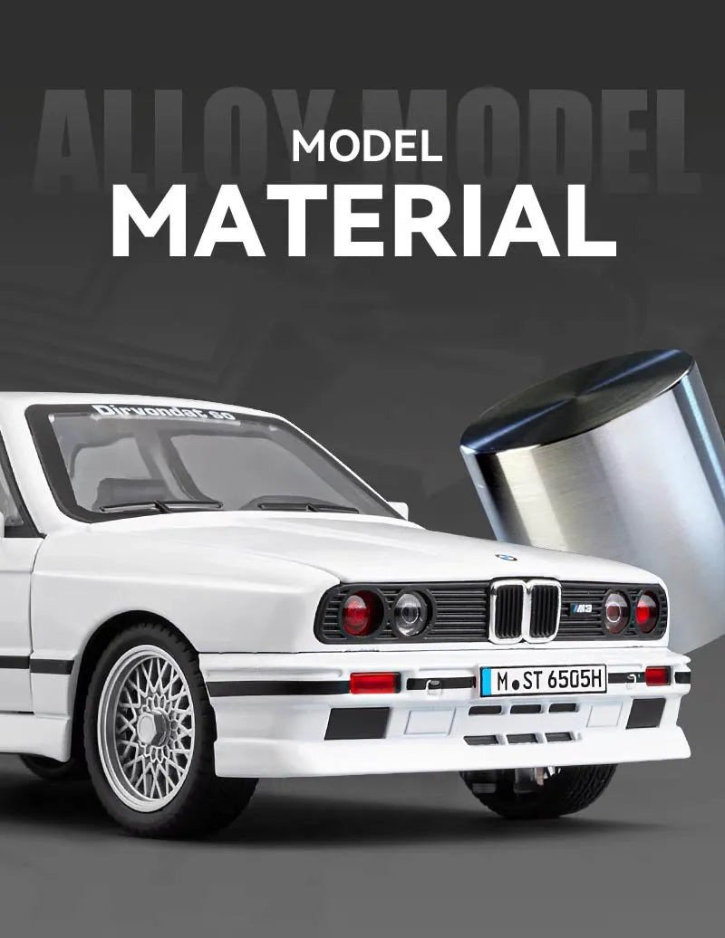 ELMAS 1:24 BMW M3 E30 IM Alloy Diecast Car Model Gift - Al Masam Stationery LLC