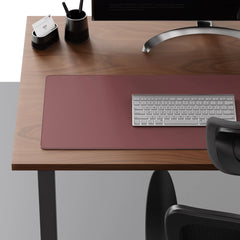 ELMAS Premium Dual-Sided Cork & Leather Mouse Pad