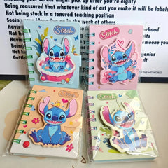 ELMAS Cute Disney Stitch Notebook for School & Office