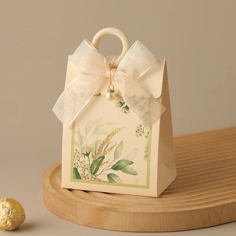 ELMAS 10/20/50Pcs Paper Wedding Gift Boxes With Ribbons - Al Masam Stationery LLC