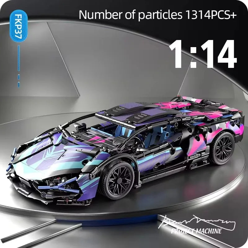 ELMAS Ultimate Supercar Building Blocks Set for All Ages - Al Masam Stationery LLC