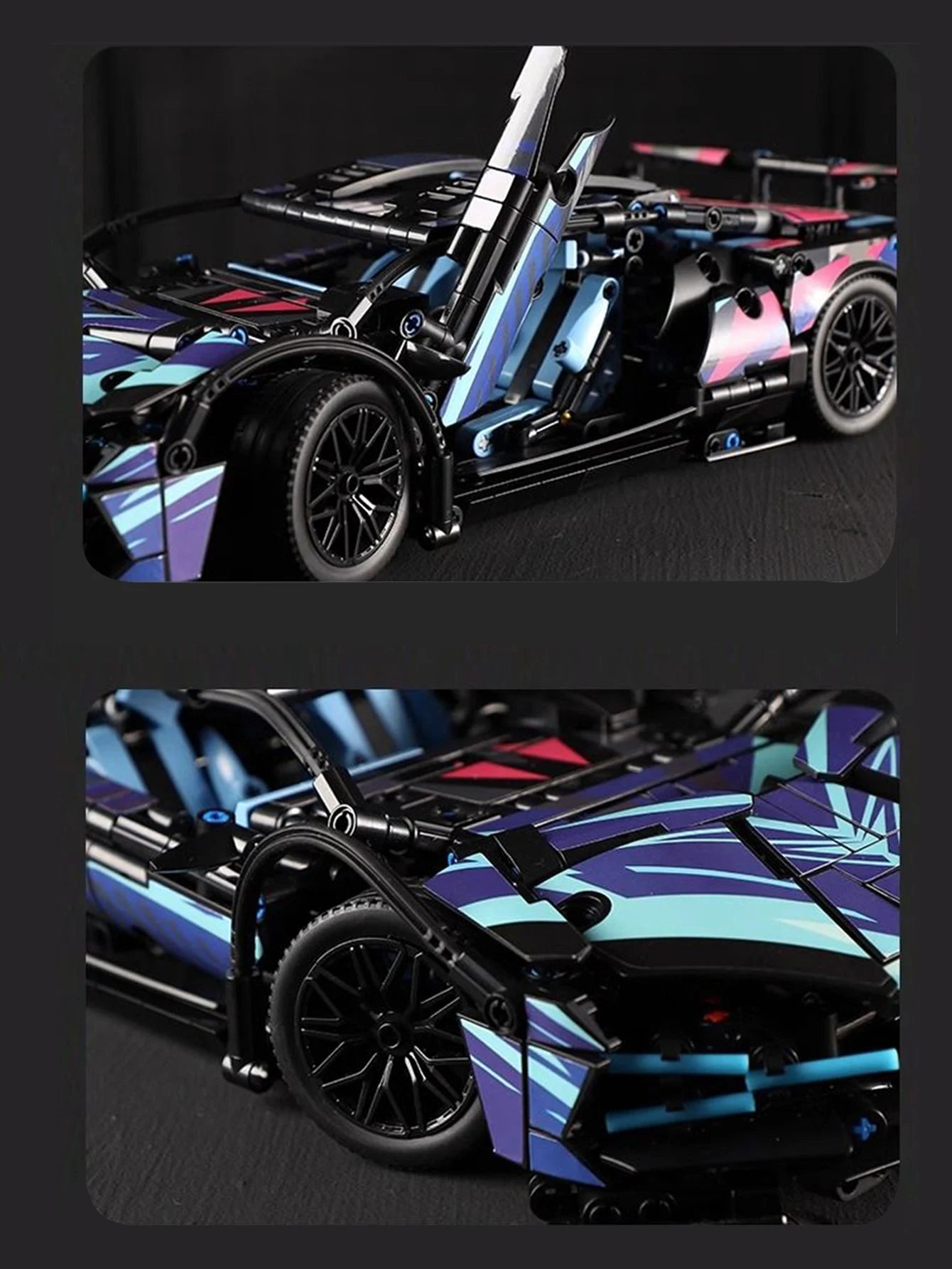 ELMAS Ultimate Supercar Building Blocks Set for All Ages - Al Masam Stationery LLC