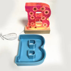 ELMAS Customizable 6-Inch Alphabet Epoxy Resin Mold