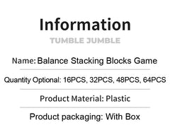 ELMAS Ultimate Balance Building Blocks for All Ages