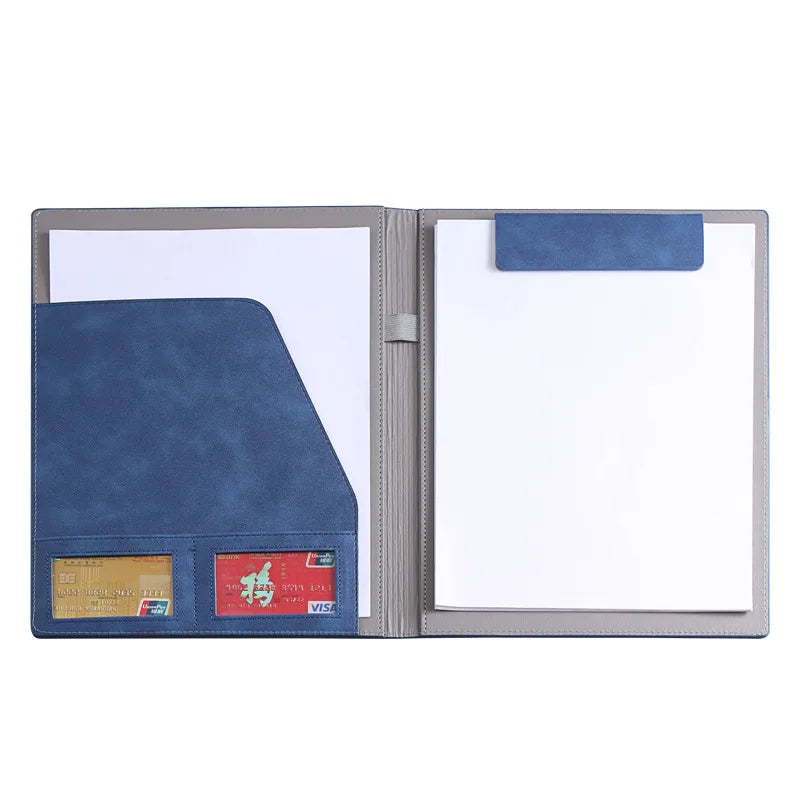 ELMAS A4 Executive Leather Padfolio Organizer Folder - Al Masam Stationery LLC