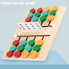 ELMAS Montessori Color and Shape Puzzle Matching Game