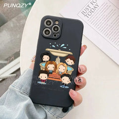 ELMAS Cartoon Funny Clip Art Friends Phone Case for iPhone - Al Masam Stationery LLC