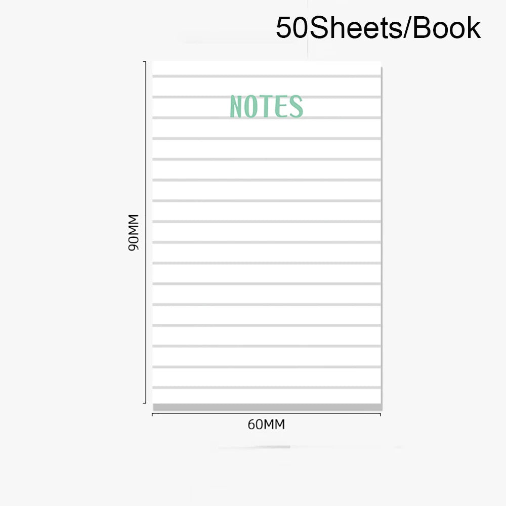 ELMAS 50Sheets Planner Memo Pad for Study & Work - Al Masam Stationery LLC