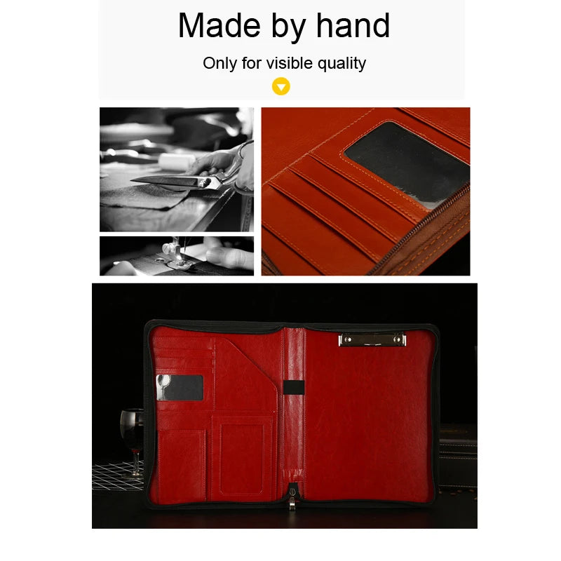 ELMAS Premium PU A4 Business Folder & Organizer - Al Masam Stationery LLC