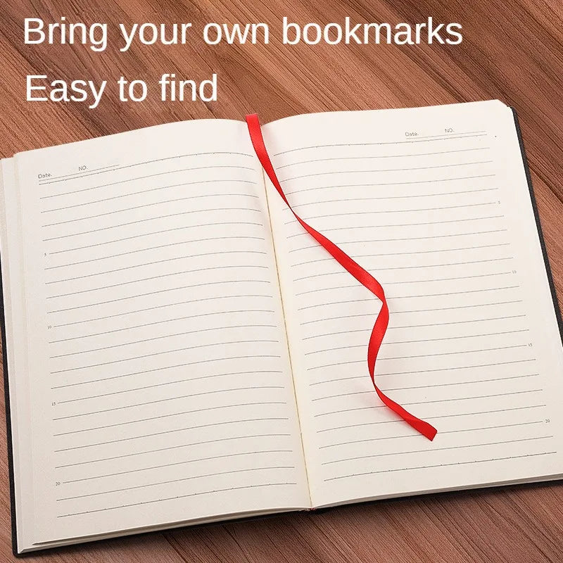 ELMAS A5 Leather Book Skin Notepad for Business Use - Al Masam Stationery LLC