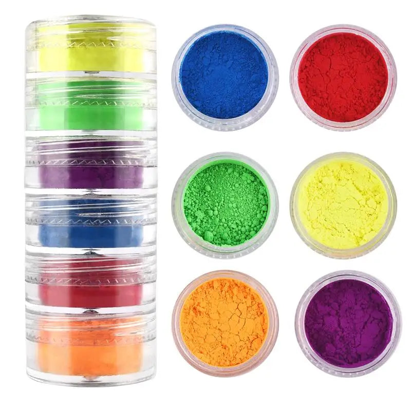 ELMAS 6 Color Pearl Powder Pigment for Epoxy Resin Crafts - Al Masam Stationery LLC