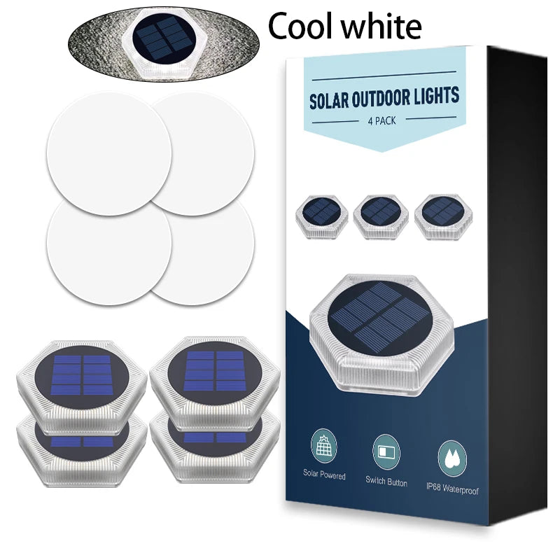 ELMAS Solar Stair Lamp - Waterproof LED Deck Light - Al Masam Stationery LLC