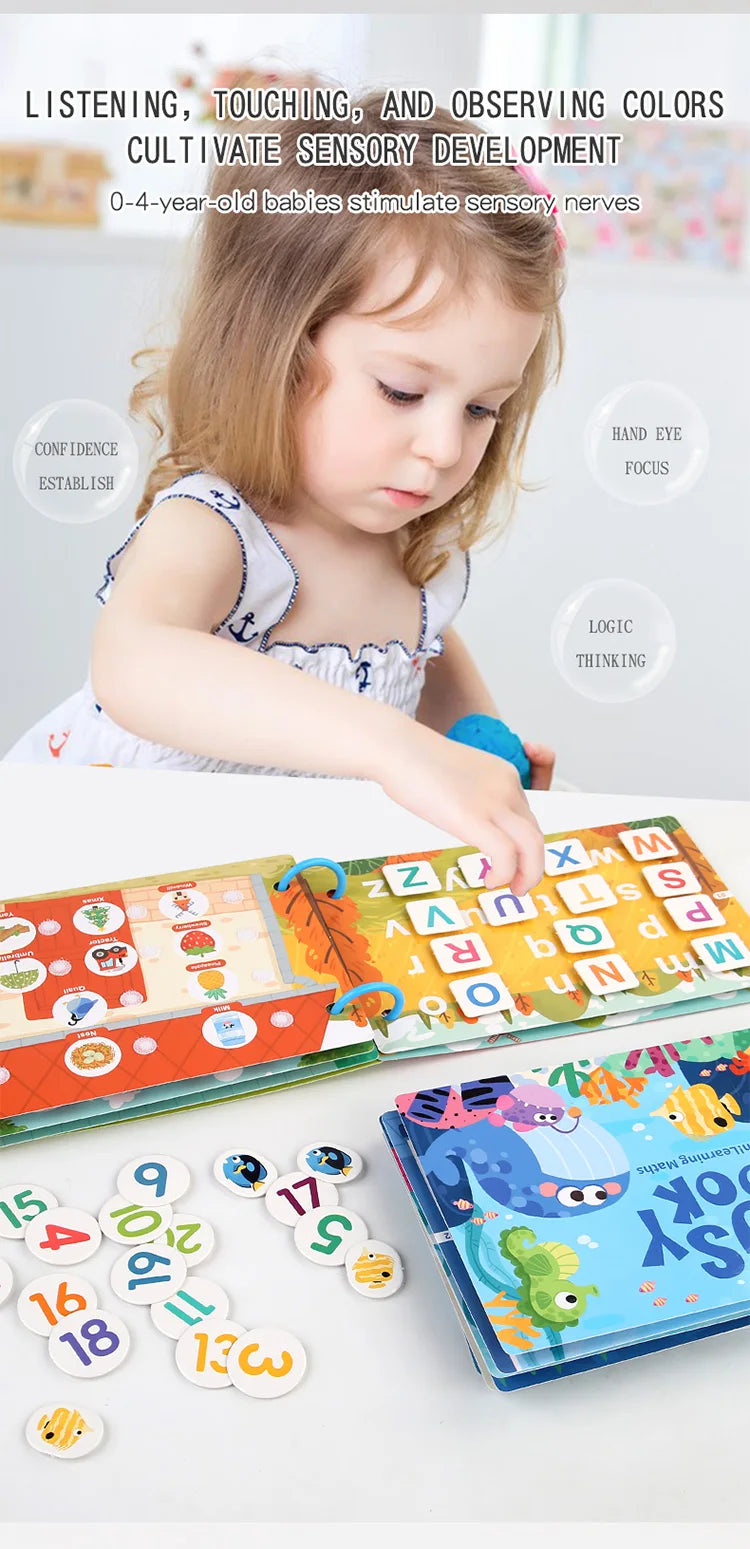 ELMAS - Montessori Baby Busy Book My First Quiet Book - Al Masam Stationery LLC