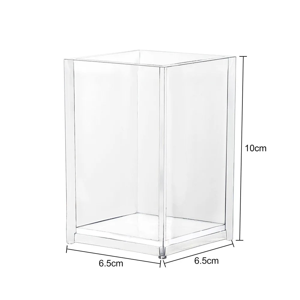 ELMAS Transparent Lipstick Acrylic Makeup Brush Storage Box - Al Masam Stationery LLC