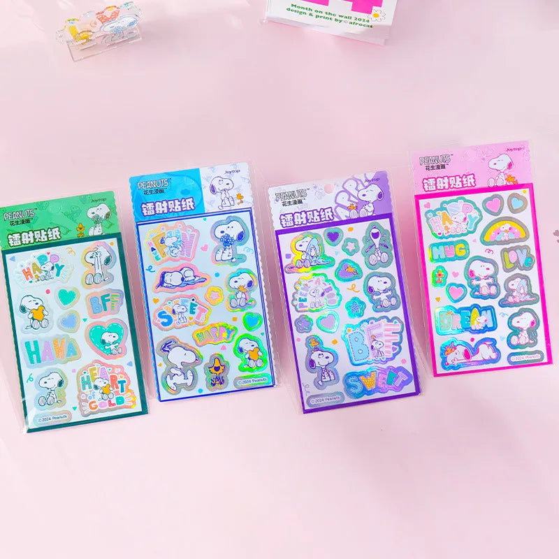 ELMAS Kawaii Snoopy Stickers for Fun Scrapbooking & DIY - Al Masam Stationery LLC