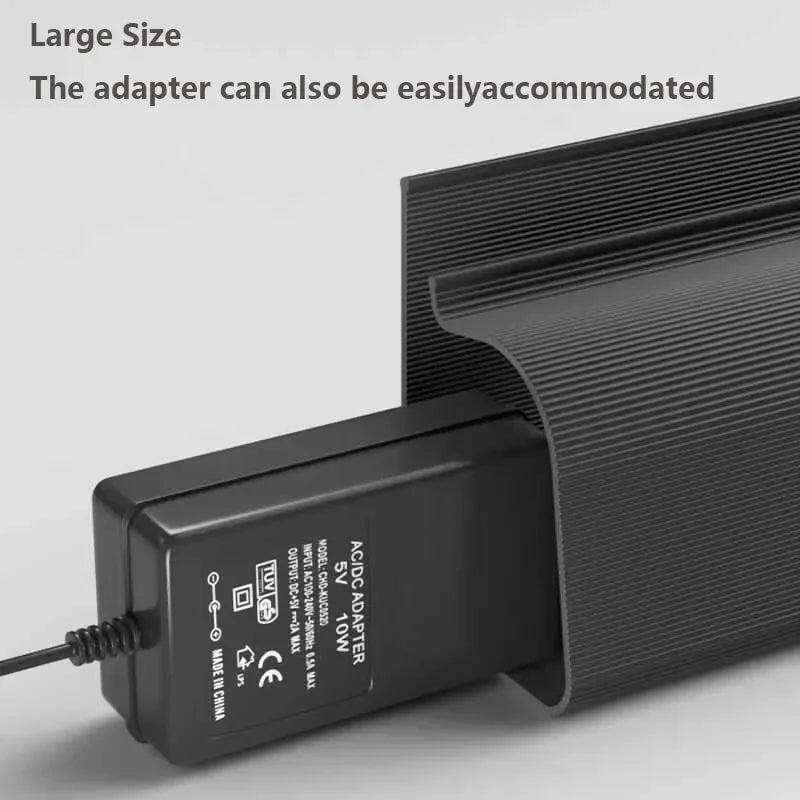 ELMAS Under Desk Cable Management Tray - No Drilling Needed - Al Masam Stationery LLC