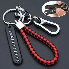 ELMAS Stylish Anti-Lost Keychain with Phone Card