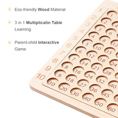 ELMAS - 99 Multiplication Board Game for Kids Learning