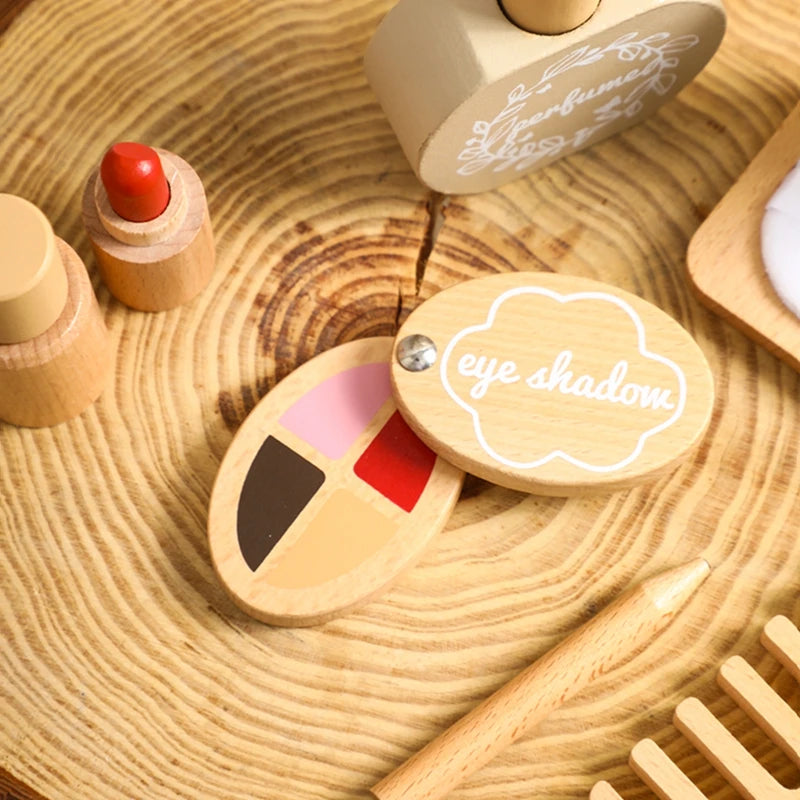 ELMAS Charming Wooden Makeup Set for Kids' Pretend Play - Al Masam Stationery LLC