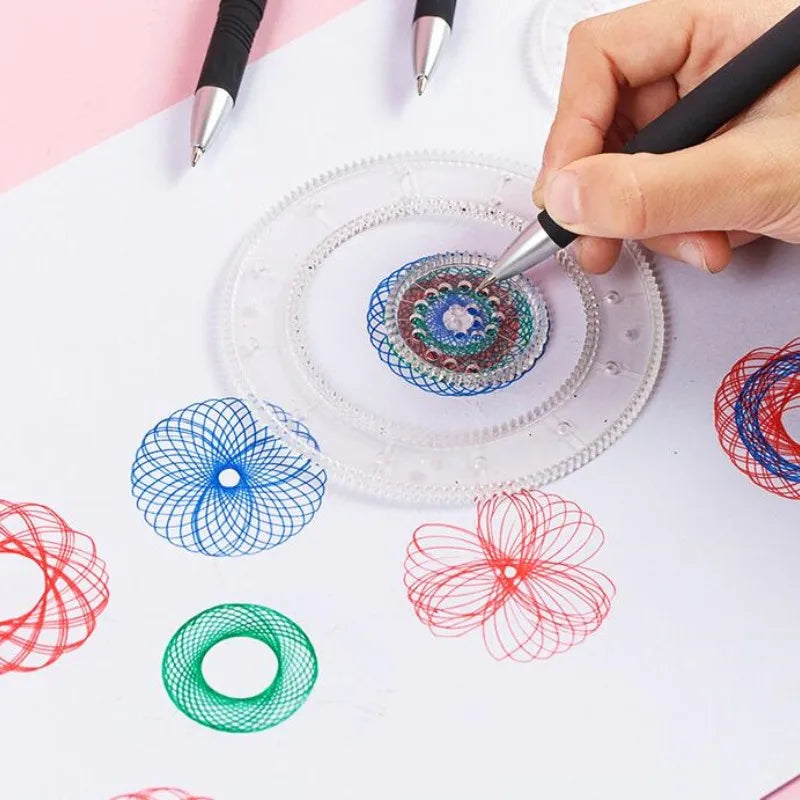 ELMAS Creative Spirograph Drawing Set for Kids - Al Masam Stationery LLC