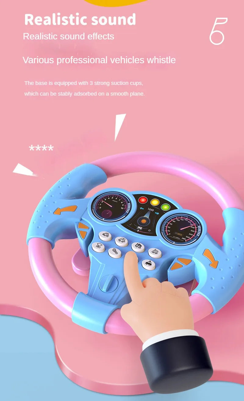 ELMAS Infant Shining Steering Wheel Toys for Kids - Al Masam Stationery LLC