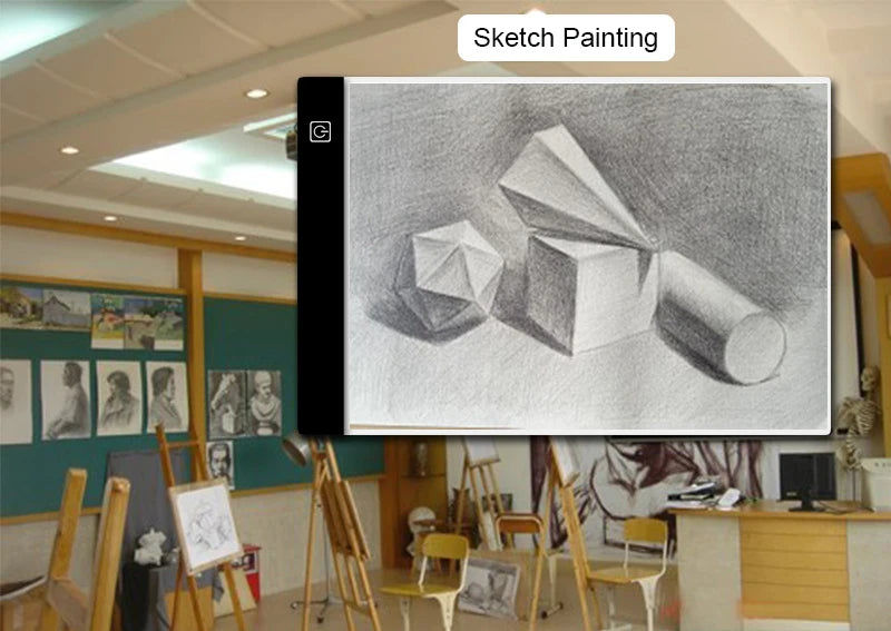 ELMAS Led Drawing Copy Pad Dimmable Animation Toy - Al Masam Stationery LLC