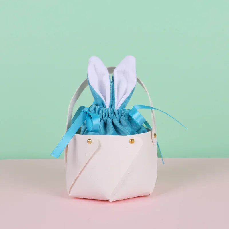 ELMAS Rabbit Leather Gift Bags For Easter Party Decor - Al Masam Stationery LLC