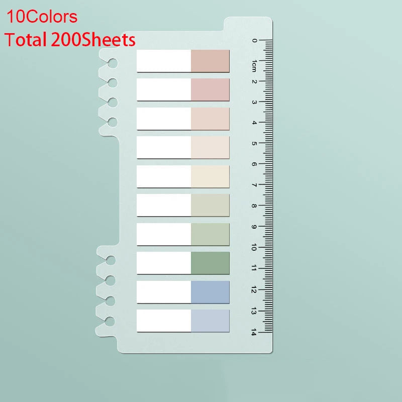 ELMAS Retro Morandi Sticky Notes Notepad School Supplies - Al Masam Stationery LLC