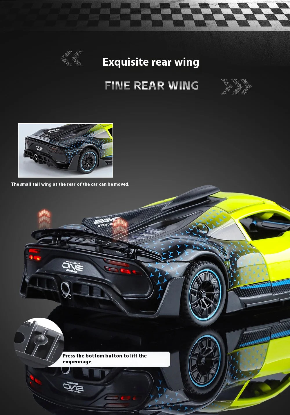 ELMAS 1:32 Mercedes Benz AMG ONE Die Cast Model Car - Al Masam Stationery LLC