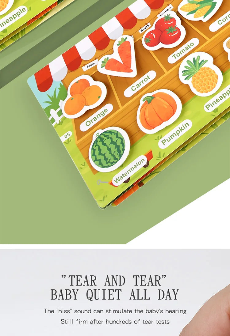 ELMAS - Montessori Baby Busy Book My First Quiet Book - Al Masam Stationery LLC