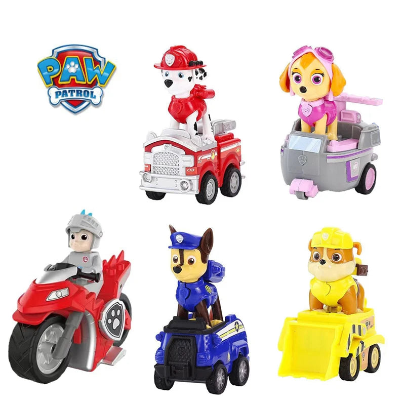 ELMAS Paw Patrol Action Figures Vehicle Car Kids Toy Gifts - Al Masam Stationery LLC