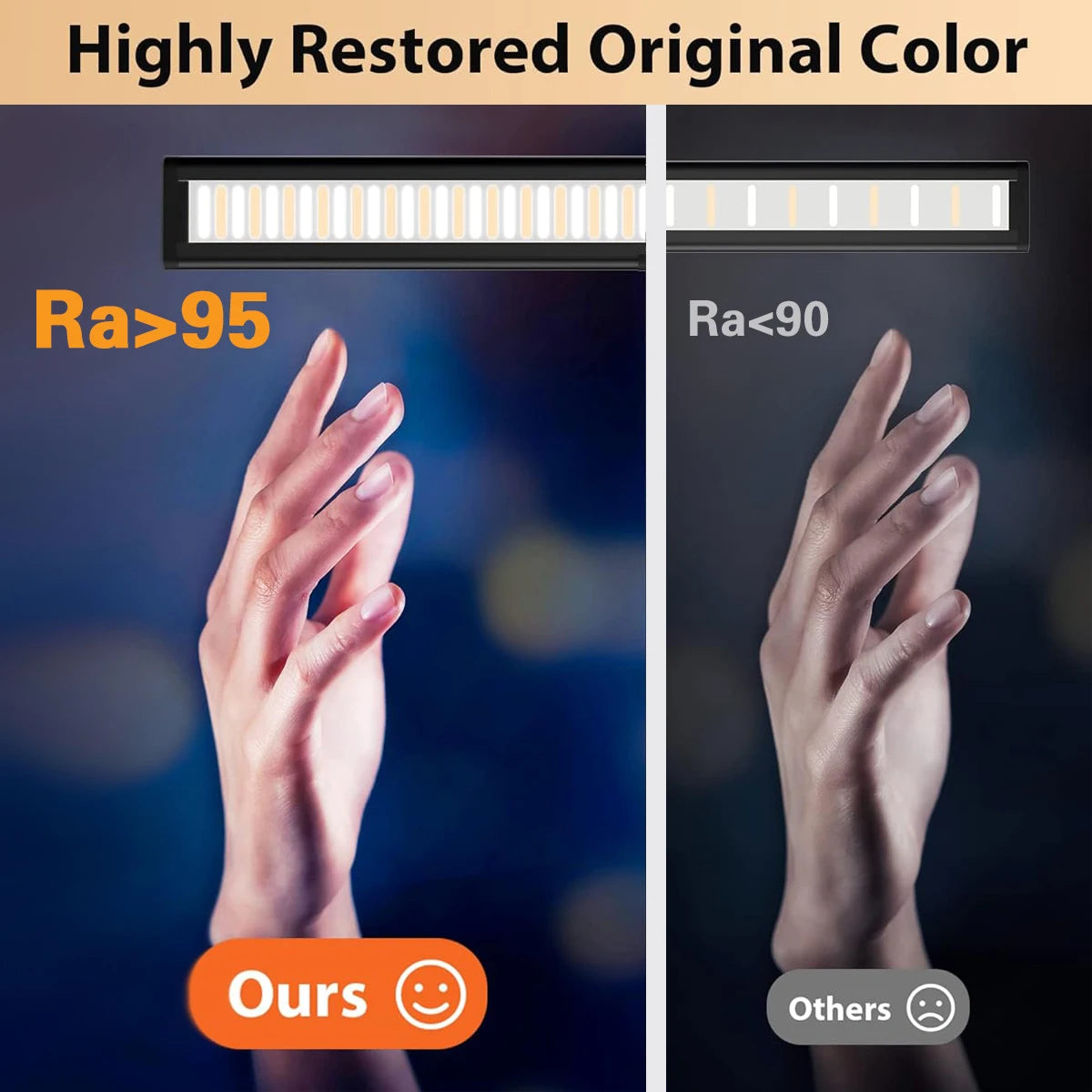 ELMAS Flexible LED Desk Lamp with Stepless Dimming & Eye Care - Al Masam Stationery LLC