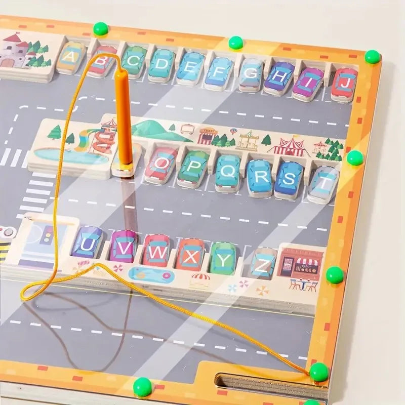 ELMAS Magnetic Alphabet Puzzle for Toddler Learning - Al Masam Stationery LLC