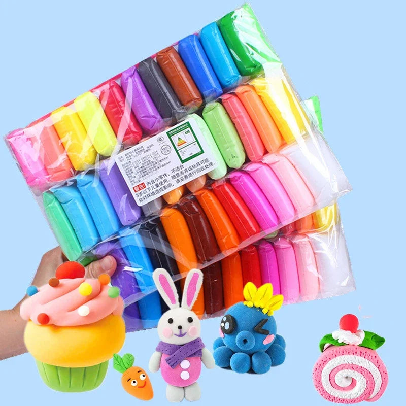 ELMAS 36 Color Air Dry Clay Set with Tools for Kids - Al Masam Stationery LLC