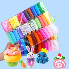 ELMAS 36 Color Air Dry Clay Set with Tools for Kids