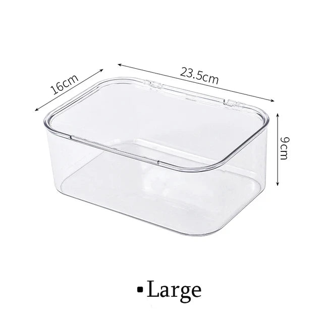 ELMAS Transparent Acrylic Cosmetics Storage Box Organizer - Al Masam Stationery LLC