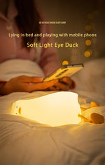 ELMAS Adorable Duck Night Light - Rechargeable & Safe