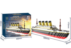 ELMAS Titanic Building Block Puzzle Toy for Kids - Al Masam Stationery LLC