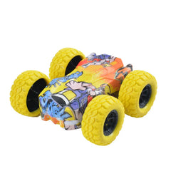 ELMAS Fun Pull Back Car Double-Side Shatter-Proof Toy - Al Masam Stationery LLC