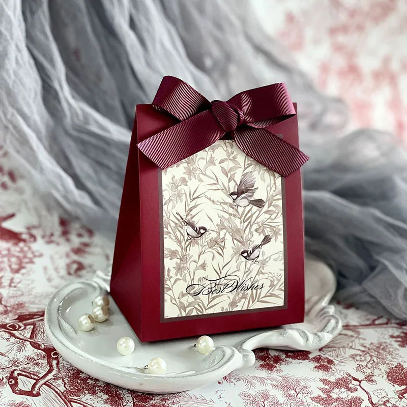 ELMAS Flowers Birds Forest Wedding Candy Box Favors - Al Masam Stationery LLC