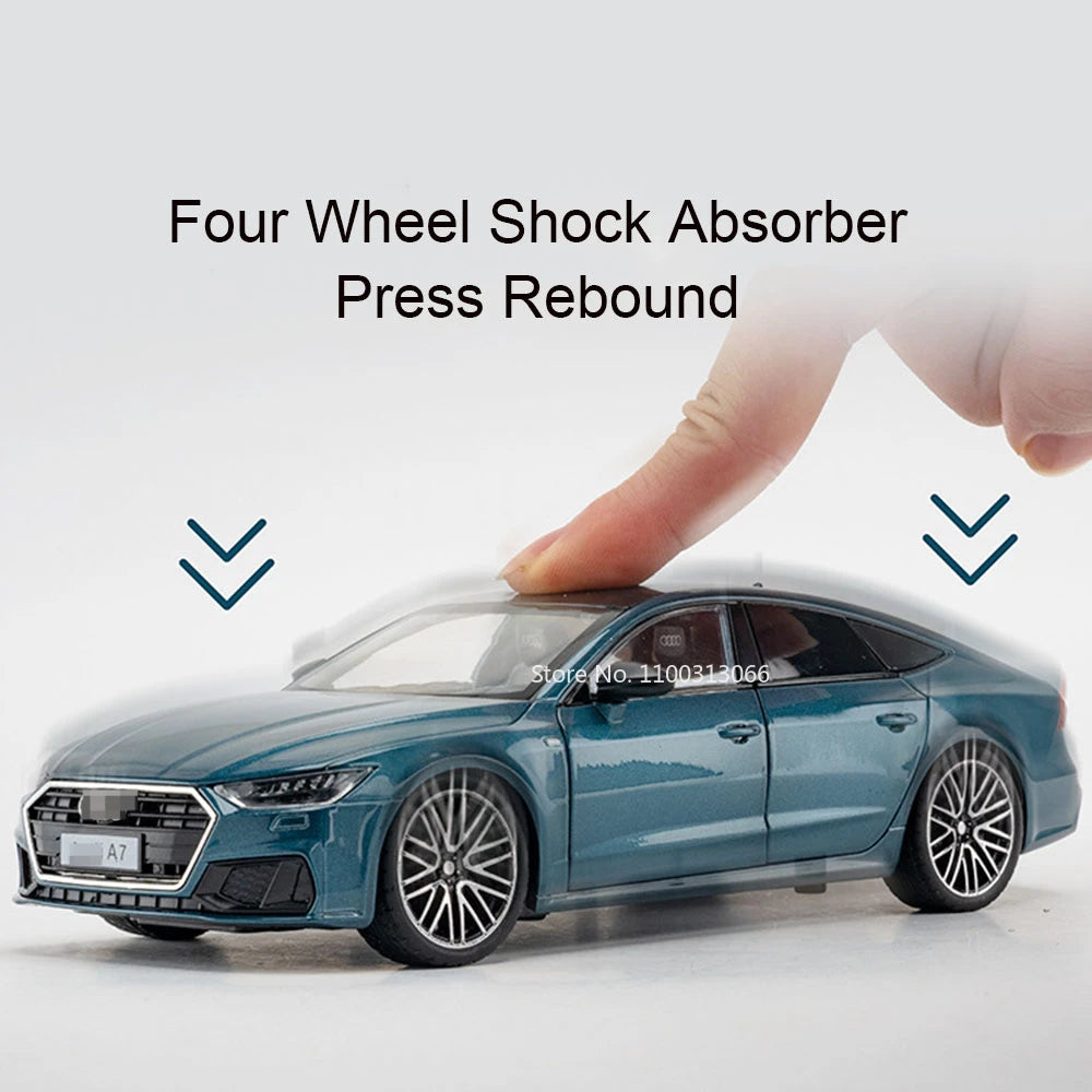 ELMAS 1/24 A7 Alloy Model Car Toys with Light Sound - Al Masam Stationery LLC