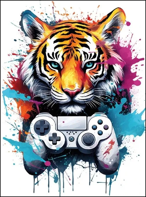 ELMAS Gaming Room Abstract Canvas Art for Kids - Al Masam Stationery LLC