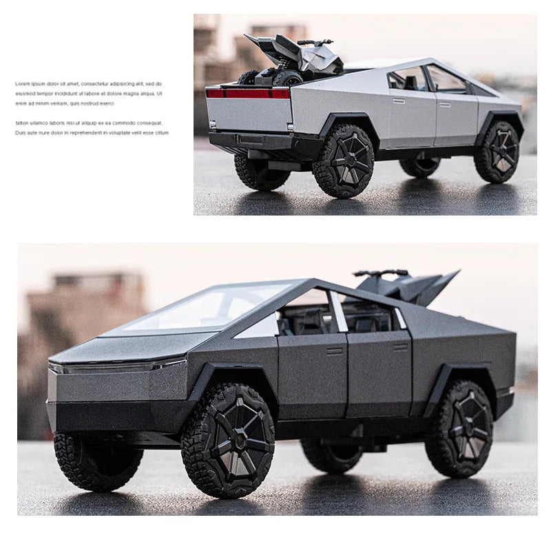 ELMAS 1:32 Cybertruck Diecast Metal Model Toy Gift - Al Masam Stationery LLC