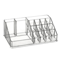 ELMAS Transparent Acrylic 3-5 Grid Makeup Organizer Box - Al Masam Stationery LLC