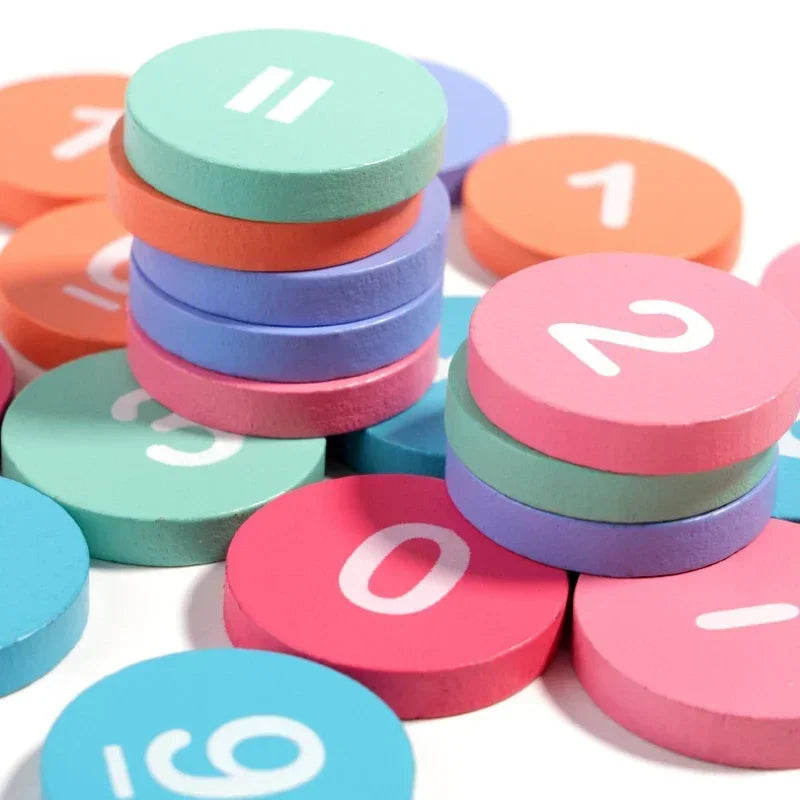 ELMAS: Kids Math Wooden Digital Learning Toys for Fun - Al Masam Stationery LLC